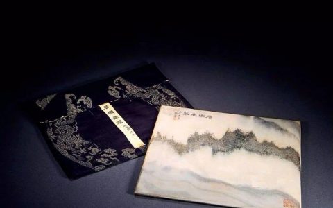 清代名家刻款大理石