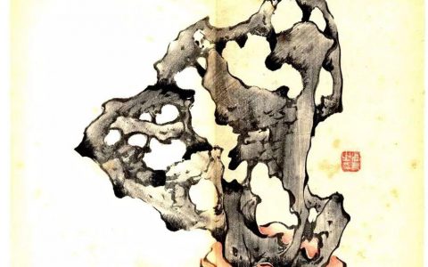 俞莹：泼墨英石徐渭画