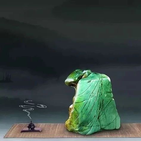 一杯淡茶，几方顽石，足以消暑！