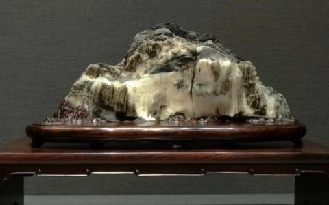 【名石品赏】宣石“终南雪霁”