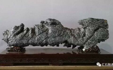 【名石品赏】灵璧石“龙骧虎步”