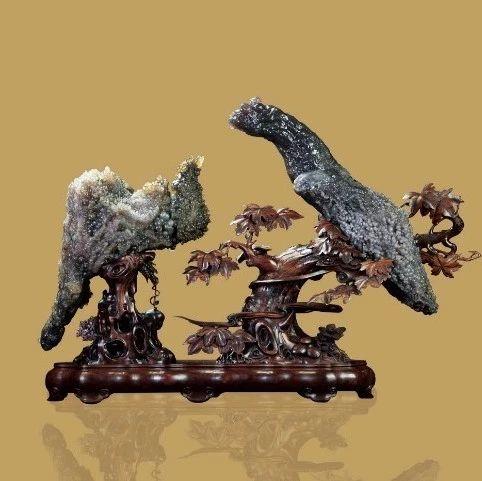 石非石|诗赏雅石“ 鸾凤和鸣”