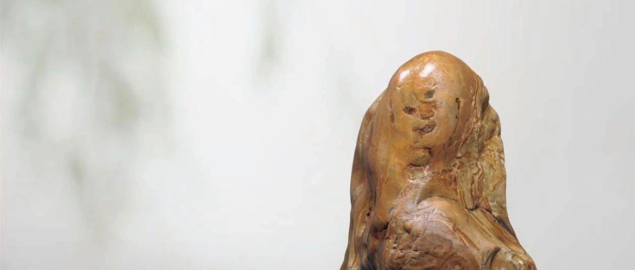 赏石的正能量。
