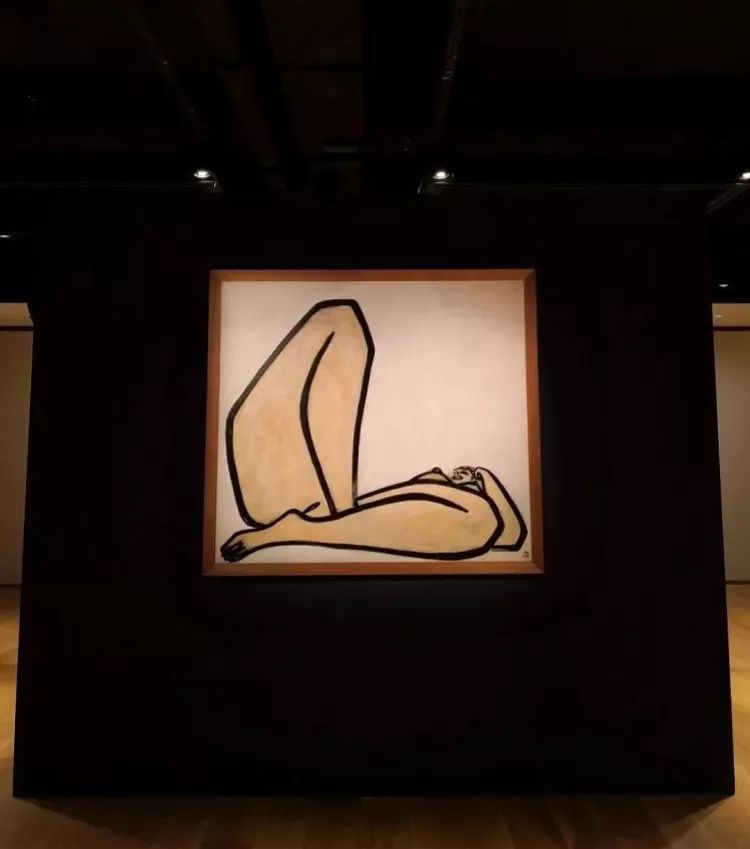 常玉两亿元的《屈腿裸女》画，蕴含东方山水奇石之美！