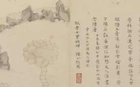 画家笔下的园林赏石｜以石入画的传统起源何时？
